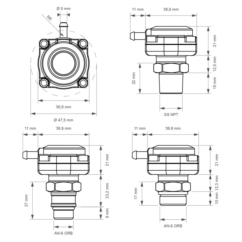 Nuke - Fuel Pulse Damper, FPD70s (AN6)