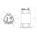 Nuke Tanque de captura de combustible 3.0L - Deatschwerks DW400
