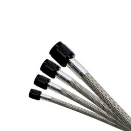 8AN (72In) Stainless Steel Braided Hose (Black Ends) Nitrous Express NX 12872