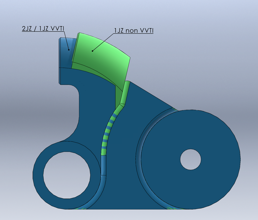 Tensor de acero de la correa de distribución FTWL Toyota 1JZ non-VVT-i