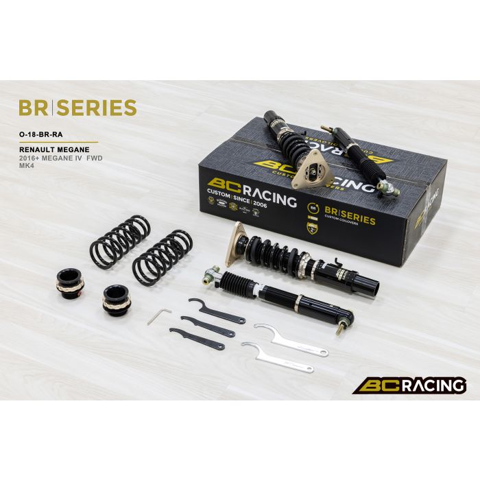 BC Racing O-18-BR-RA Coilovers for Renault Clio Megane FWD MK4 2016+