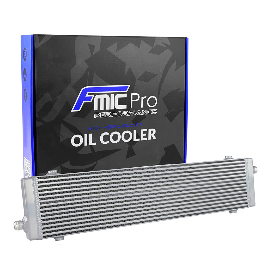 Radiador de aceite FMIC.Pro 580 x 140 x 40 mm entradas asimétricas