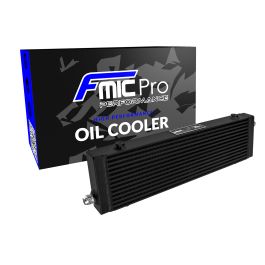 Oil cooler FMIC.Pro 470x140x40 asymmetric oil enters black