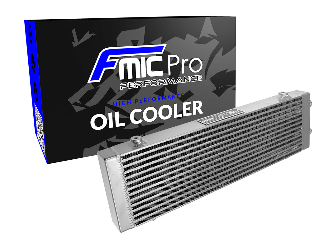 Radiador de aceite FMIC.Pro un solo lado 470x140x40 plateado