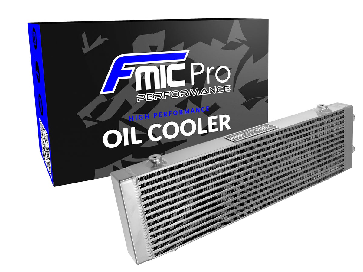 Radiador de aceite FMIC.Pro un solo lado 470x140x40 plateado