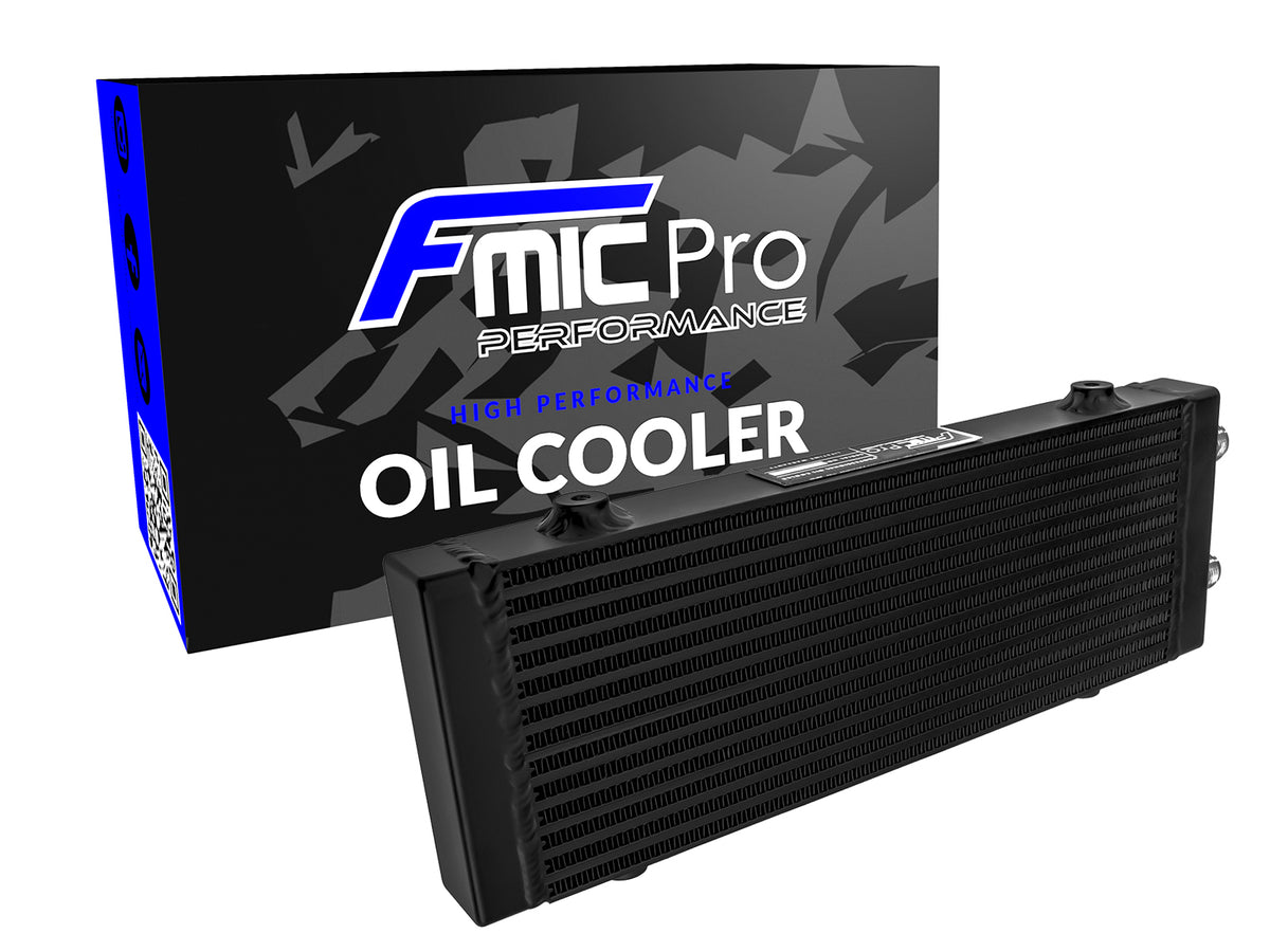 Radiador de aceite FMIC.Pro un solo lado 360x140x40 negro