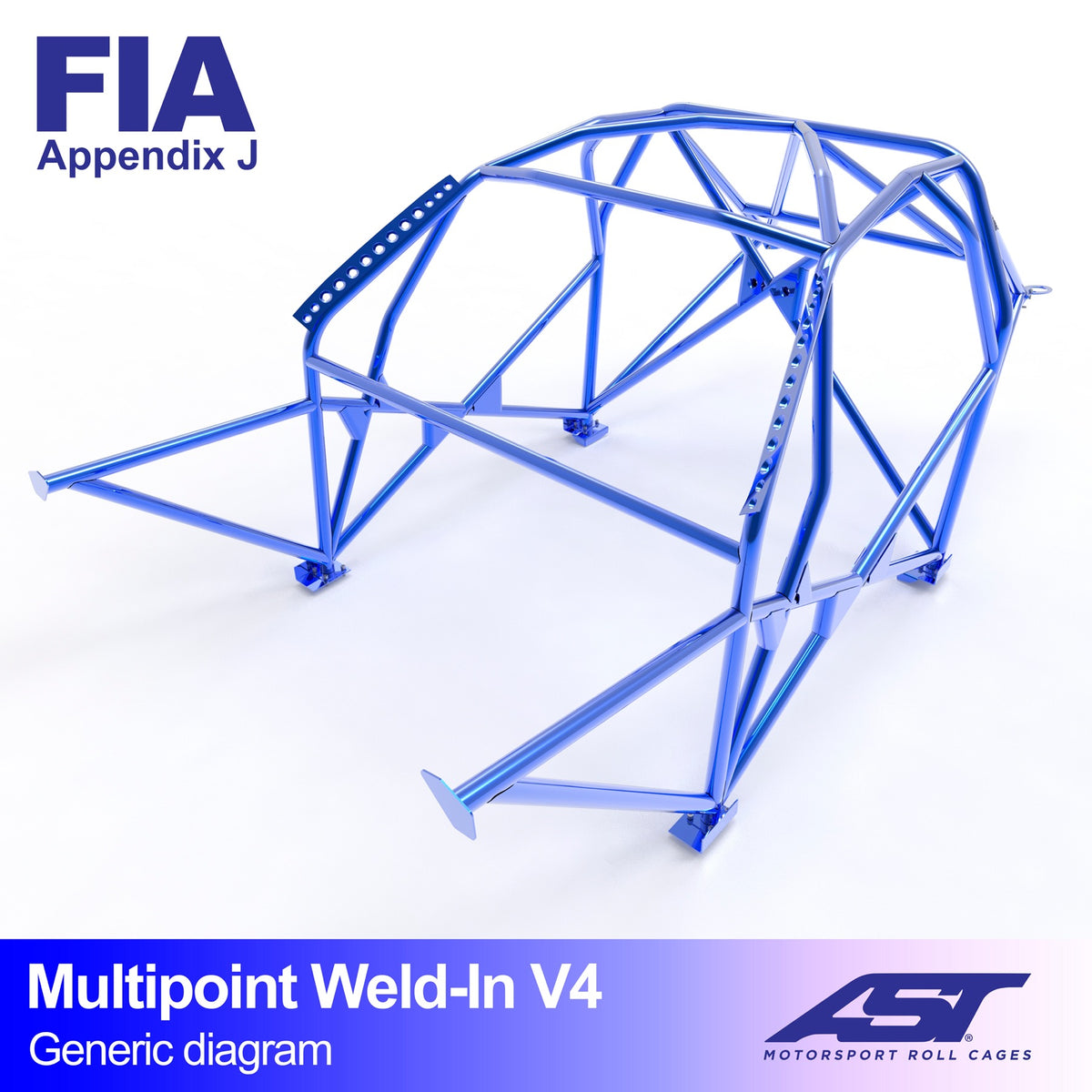 Arco de seguridad Opel Calibra Coupé 3 puertas FWD Multipoint Weld In V4