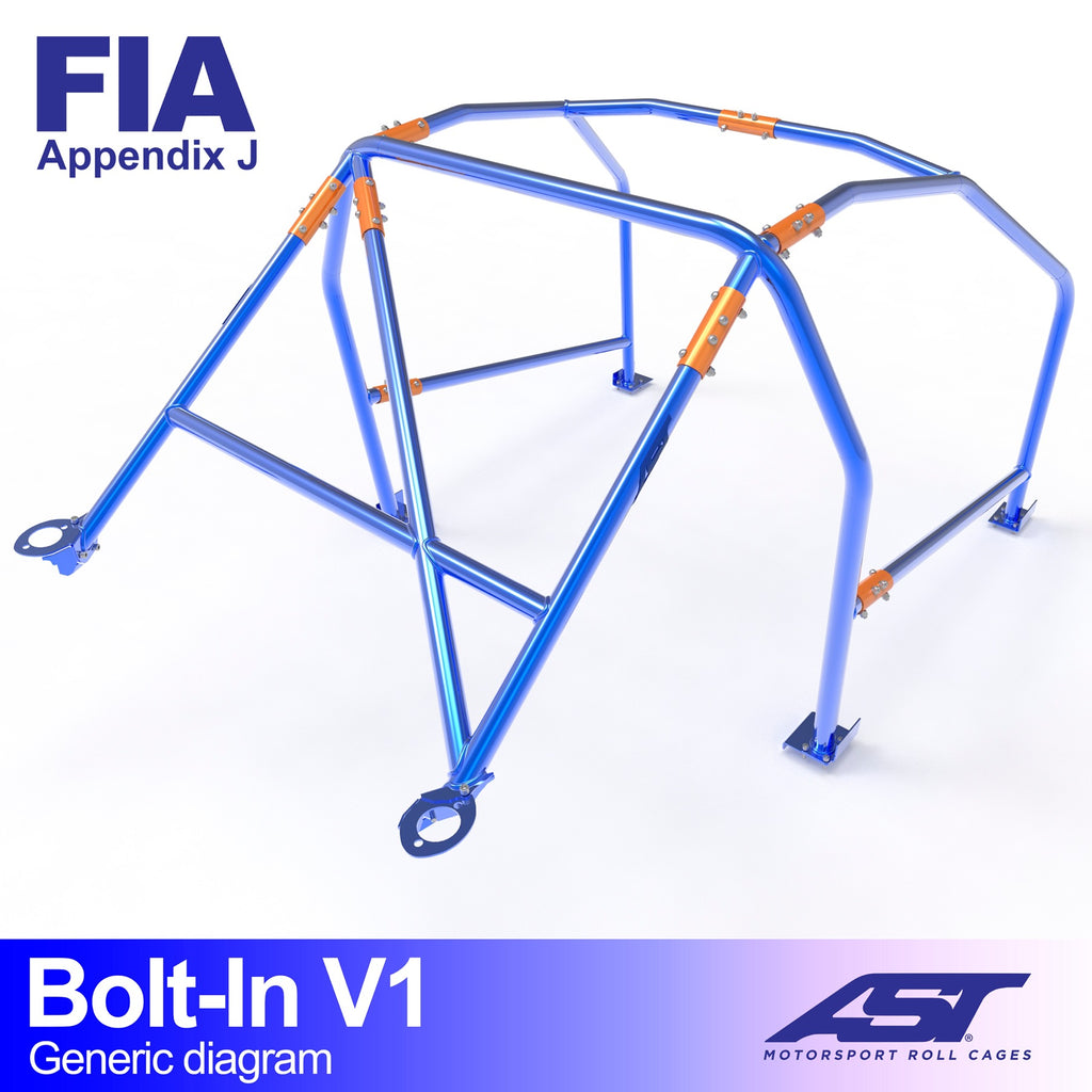 Arco de seguridad Opel Corsa (B) Hatchback 3 puertas Bolt In V1