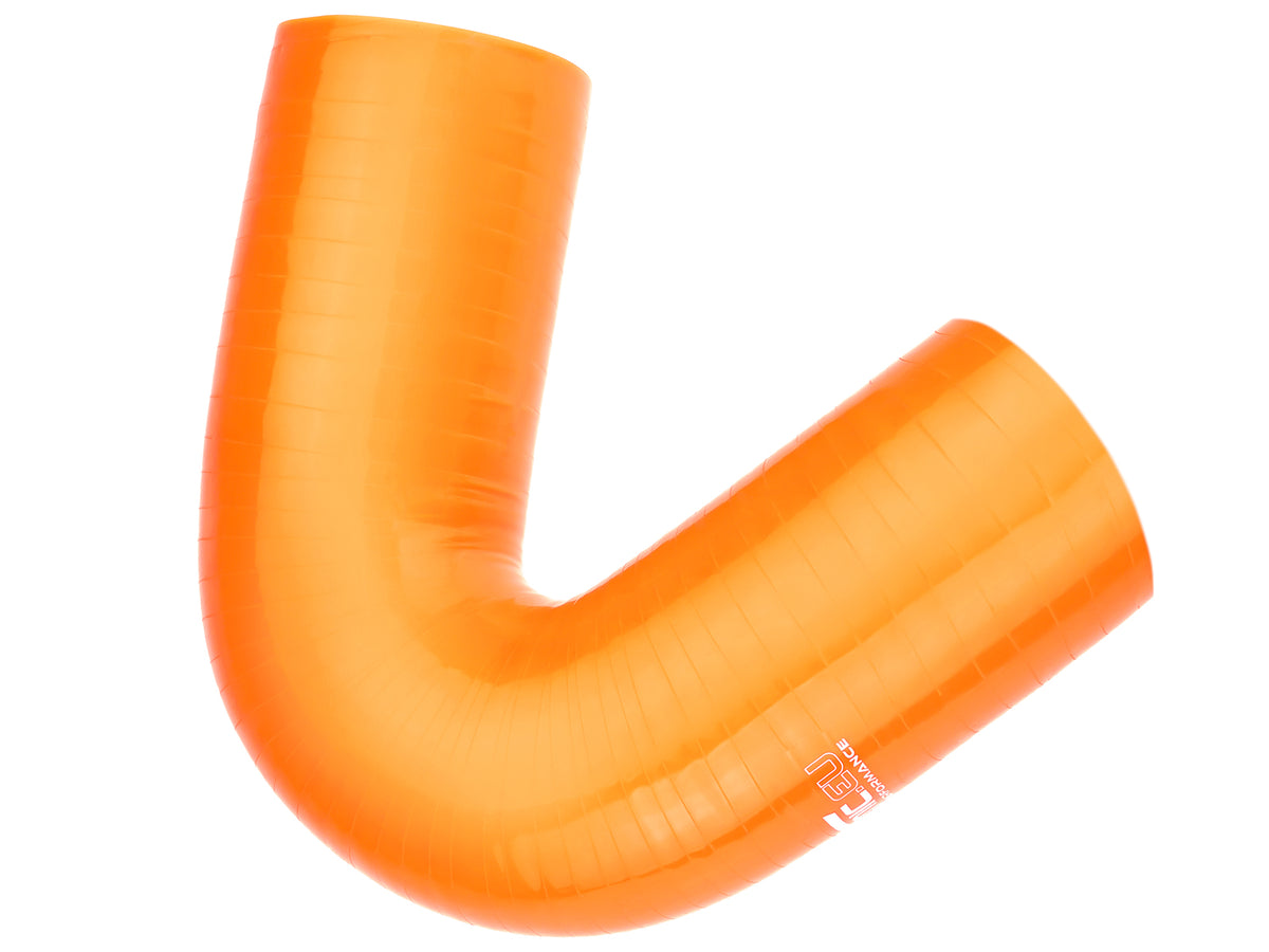 Codo de silicona 135° 41 mm naranja