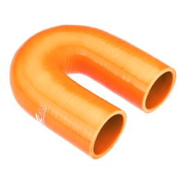 Silicone elbow 180' 35mm Orange