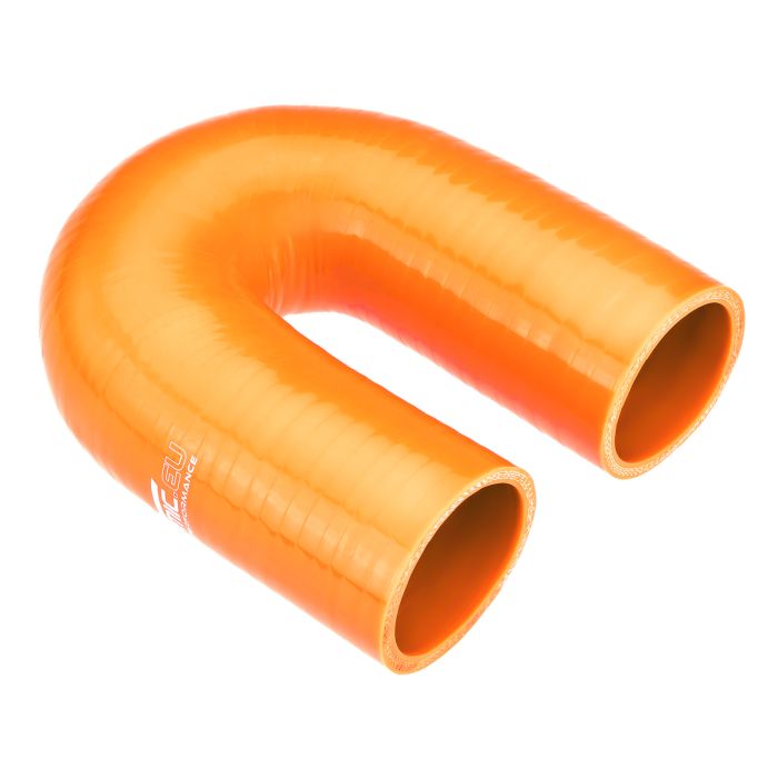 180° Silicone Elbow (51 mm) Orange