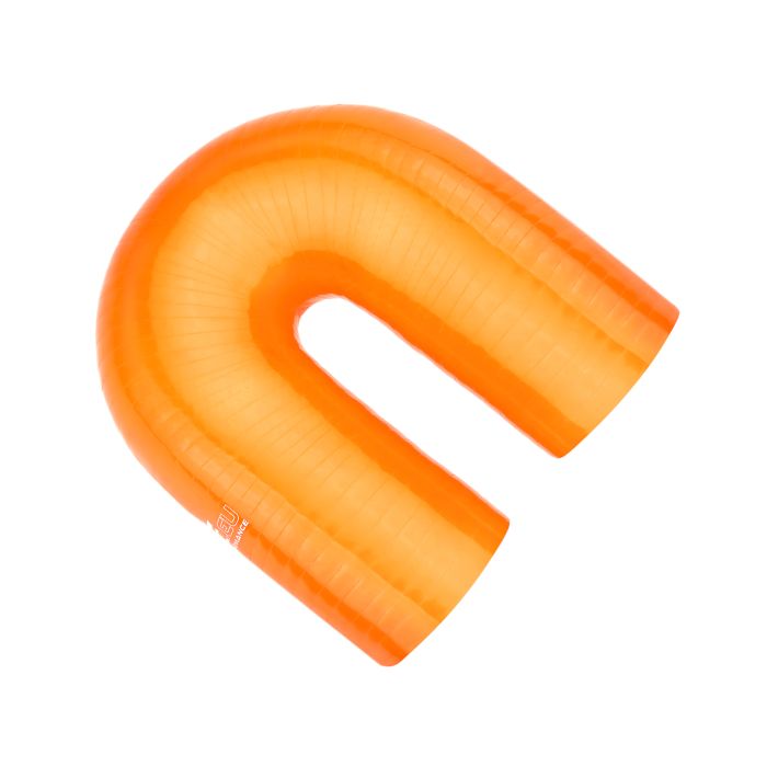 180° Silicone Elbow (51 mm) Orange