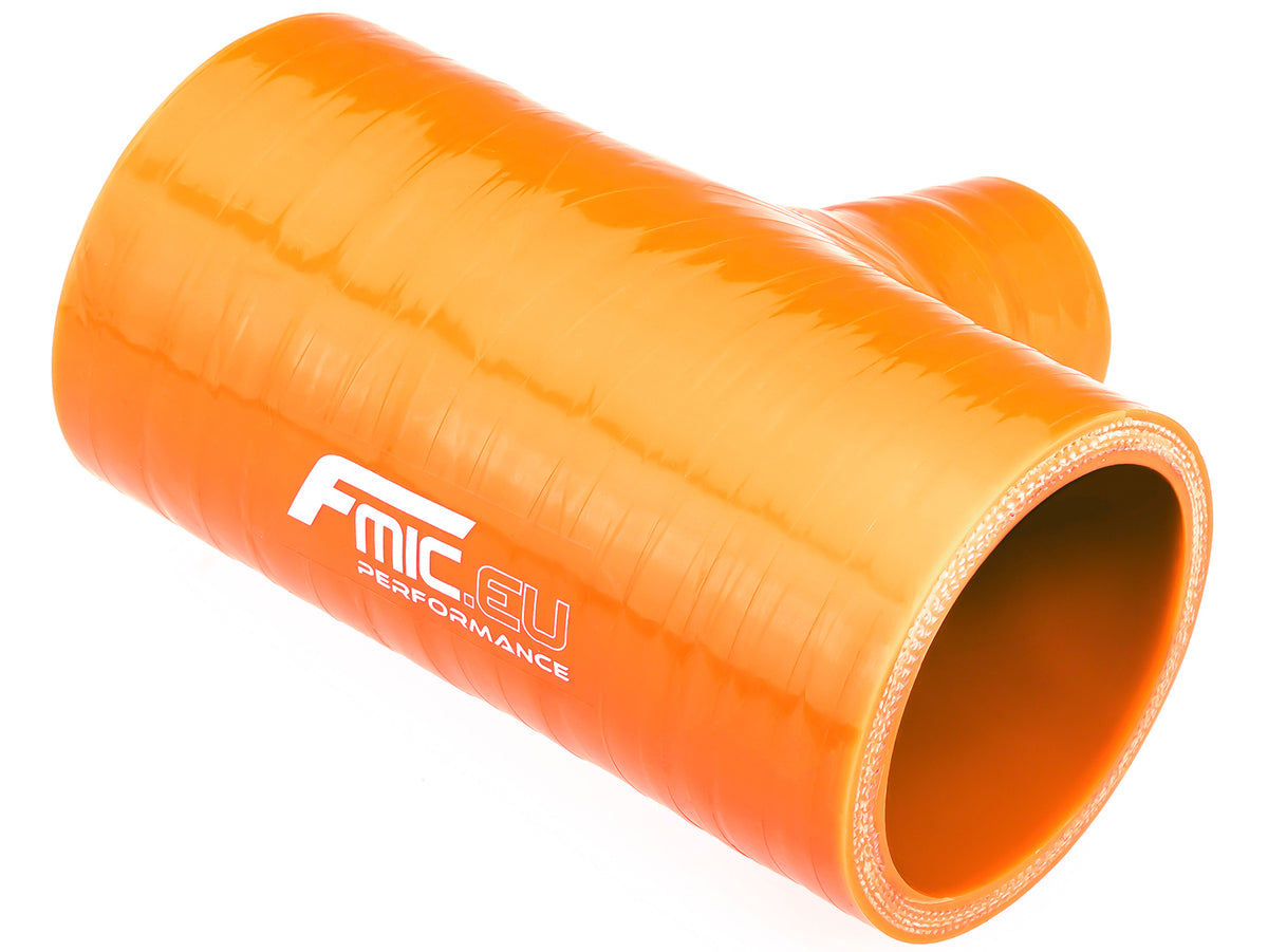 Pieza en T 76/32 mm naranja