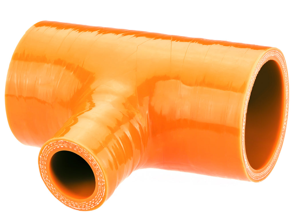 Pieza en T 63/25 mm naranja