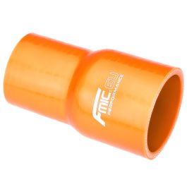 Silicone Straight Reducer 70/76mm Orange