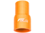 Reductor recto de silicona 80/102 mm naranja