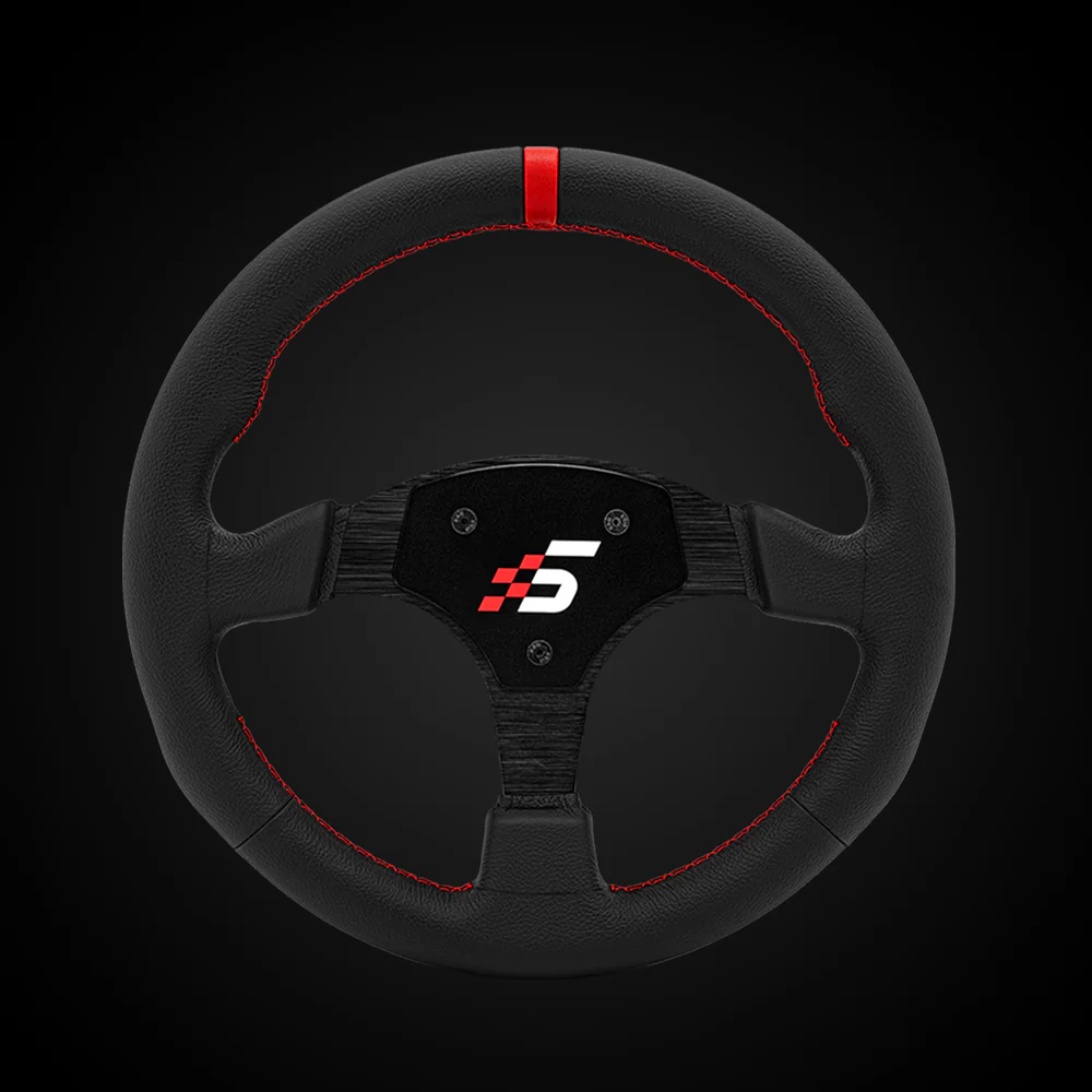 Volante de competición redondo de cuero profesional 330 mm SIMAGIC Simulador Simracing