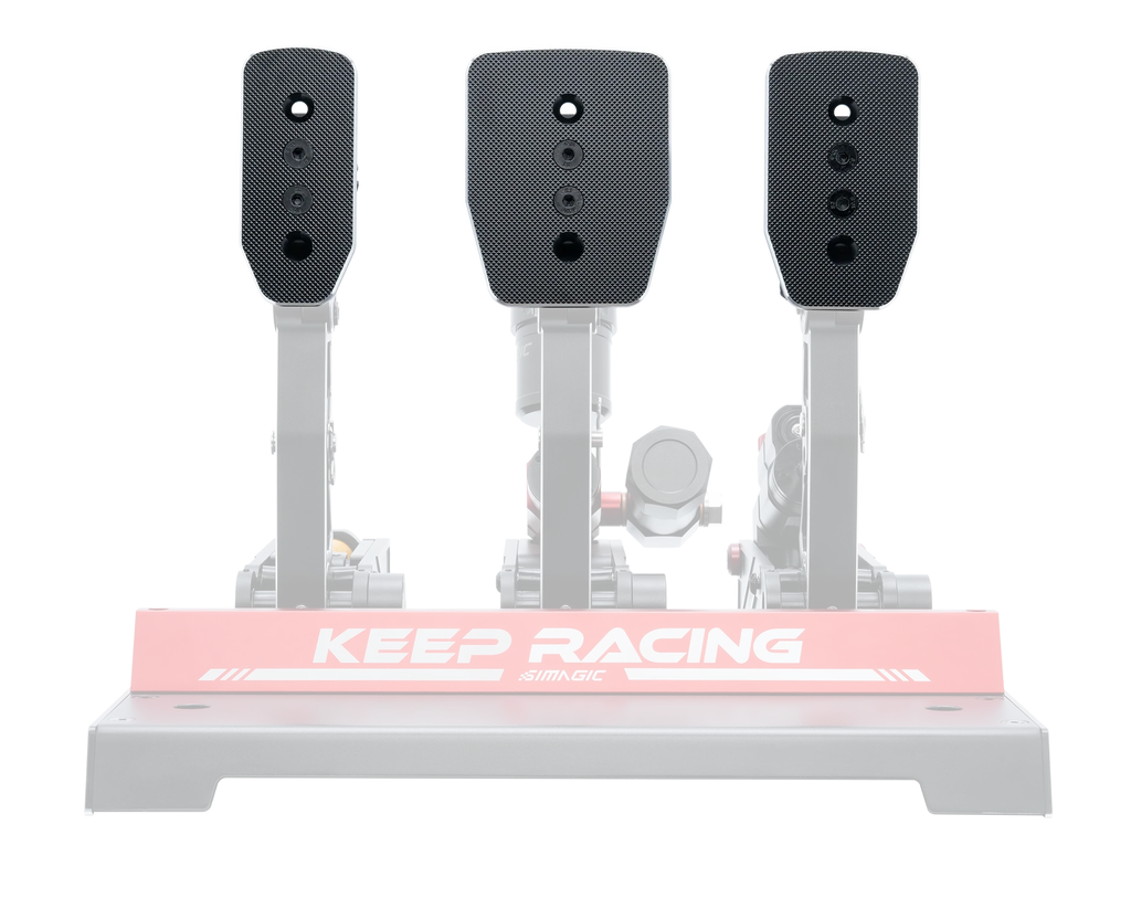 Set de placas de pedal planas estándar acelerador freno embrague para pedales P1000 SIMAGIC simulador simracing