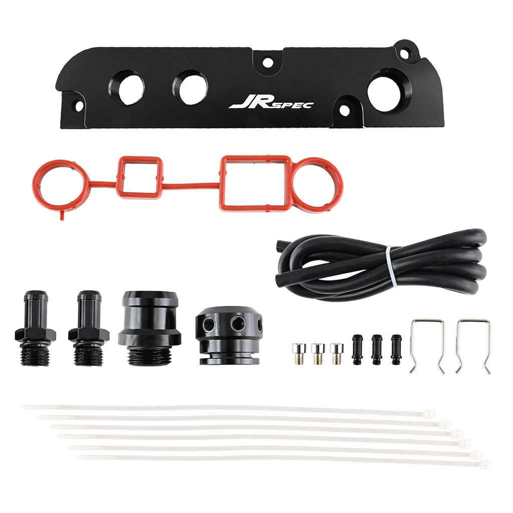 Adaptador de respiradero de tapa de balancines JRspec 12 mm para VW Audi Seat Skoda 2.0 TFSI EA113 Gen1 Gen2
