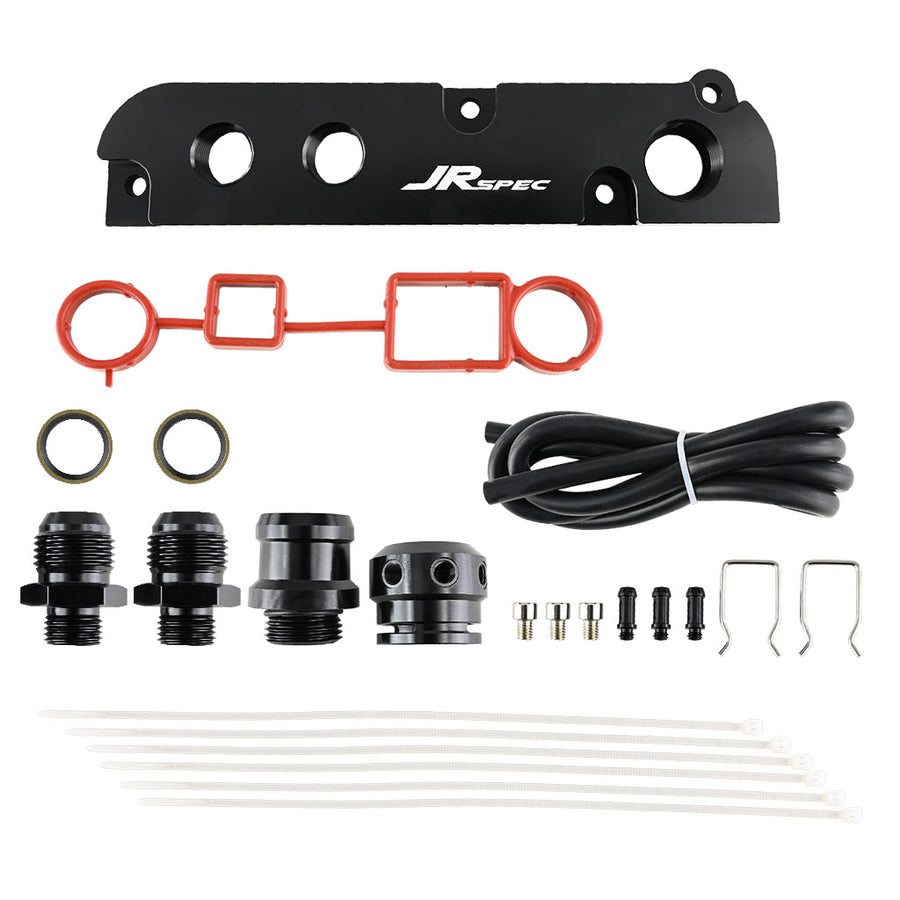 JRspec AN10 Valve Cover Breather Adapter for VW Audi Seat Skoda 2.0 TFSI EA113 Gen1 Gen2