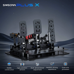 Pedalbox Pedal Plus X SIMSONN Simulador Simracing - Plata