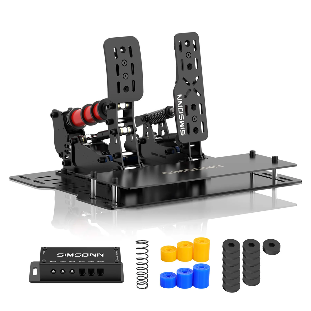 Pedalbox Pedal Plus X SIMSONN para simulador Simracing - Negro