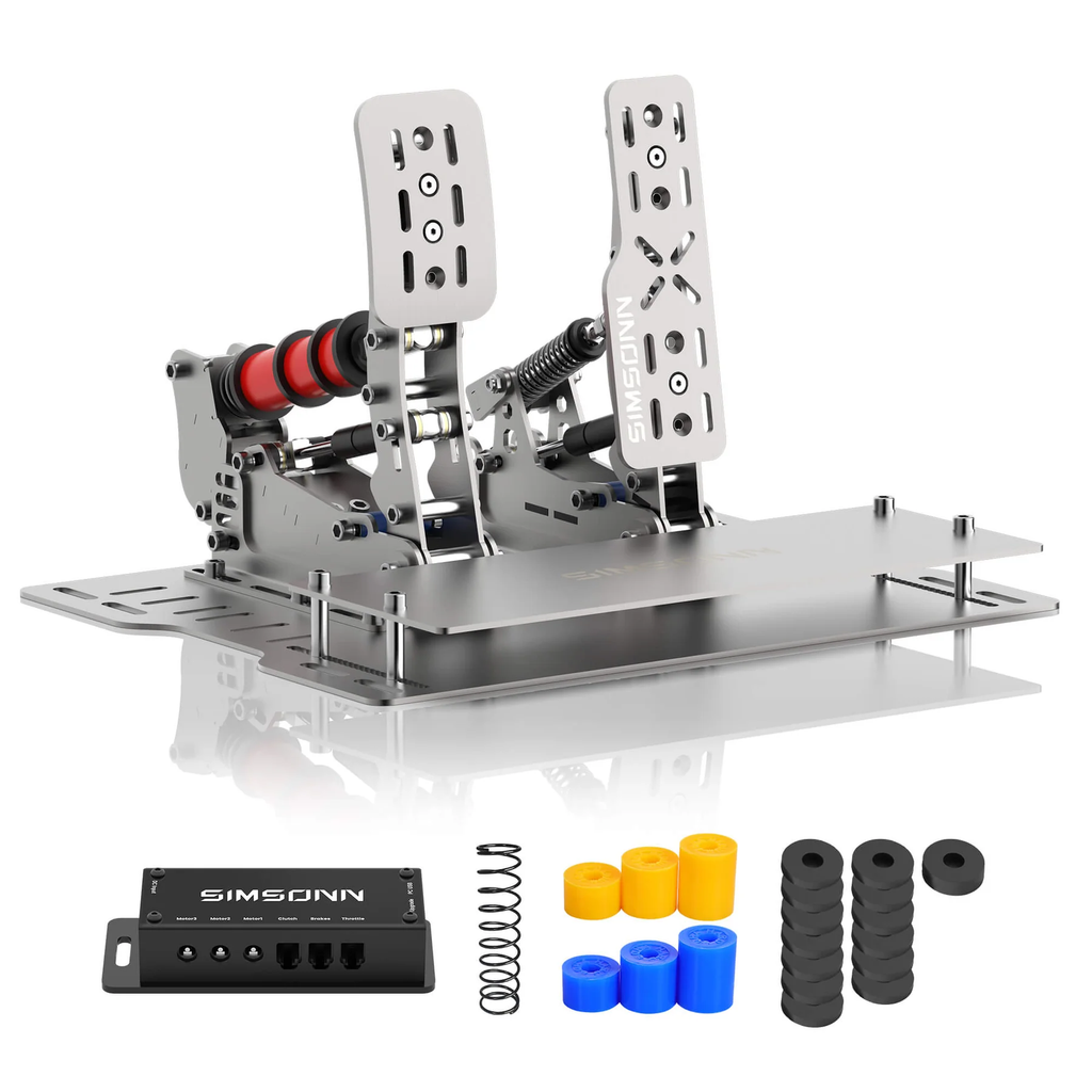 Pedalbox Pedal Plus X SIMSONN Simulador Simracing - Plata