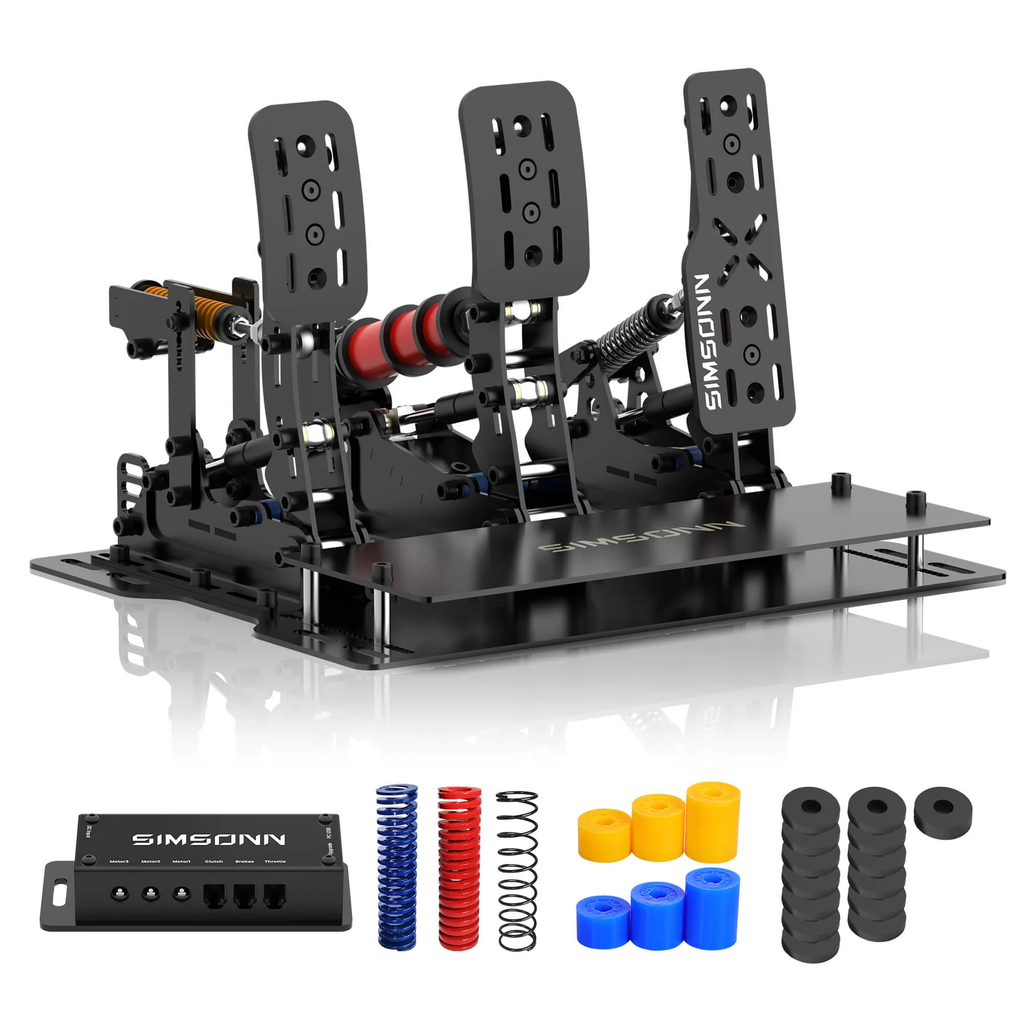 Pedalbox Pedal Plus X SIMSONN para simulador Simracing - Negro