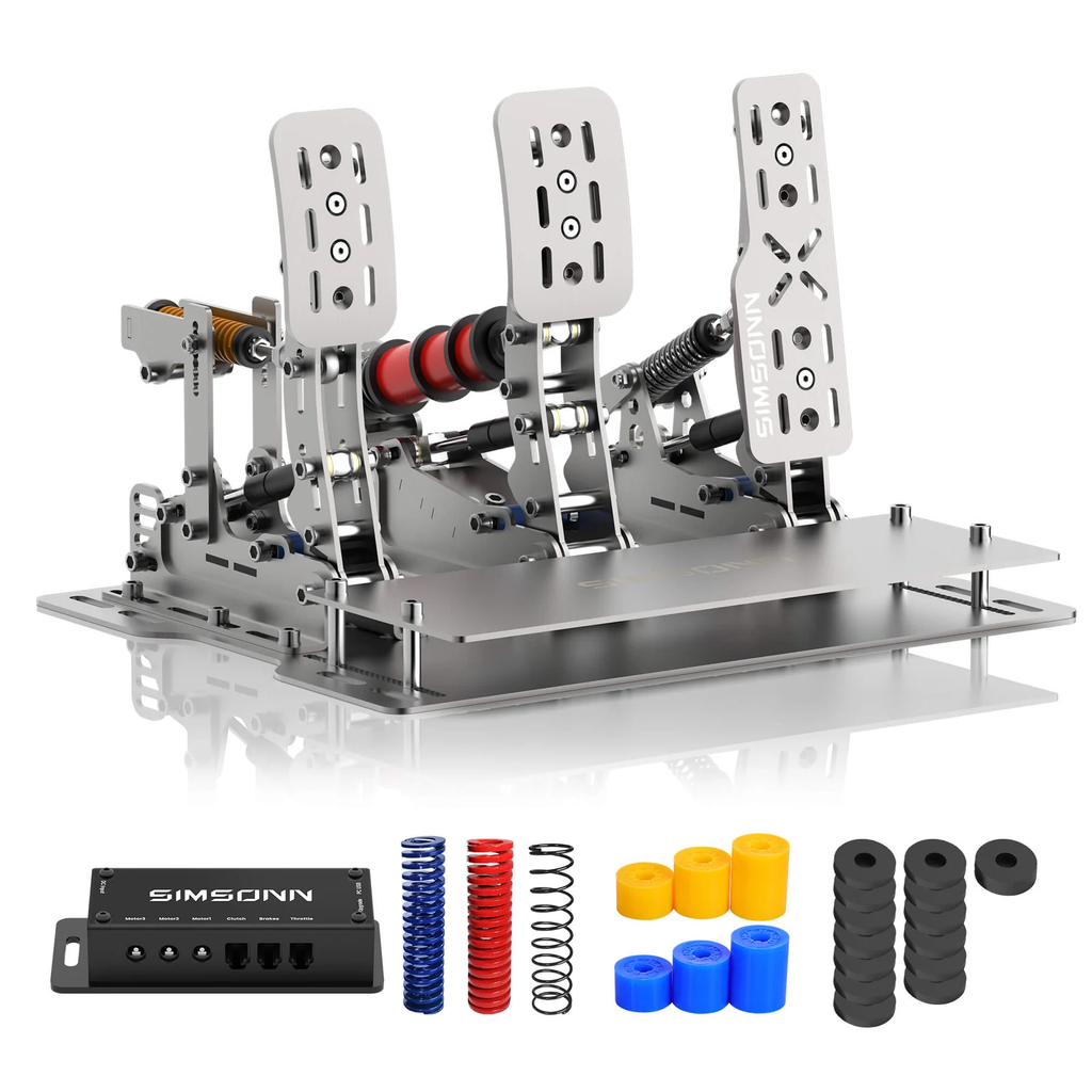 Pedalbox Pedal Plus X SIMSONN Simulador Simracing - Plata