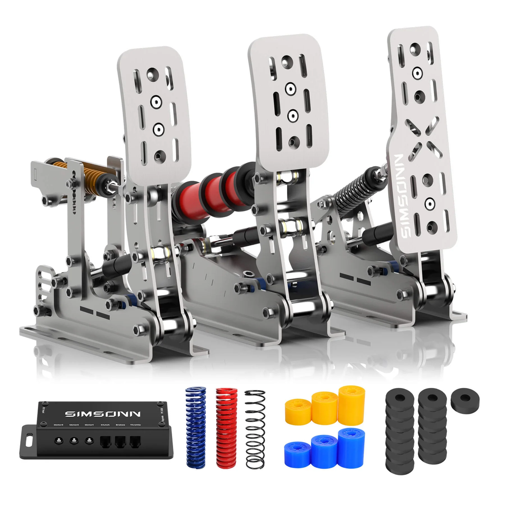 Pedalbox Pedal Plus X SIMSONN Simulador Simracing - Plata