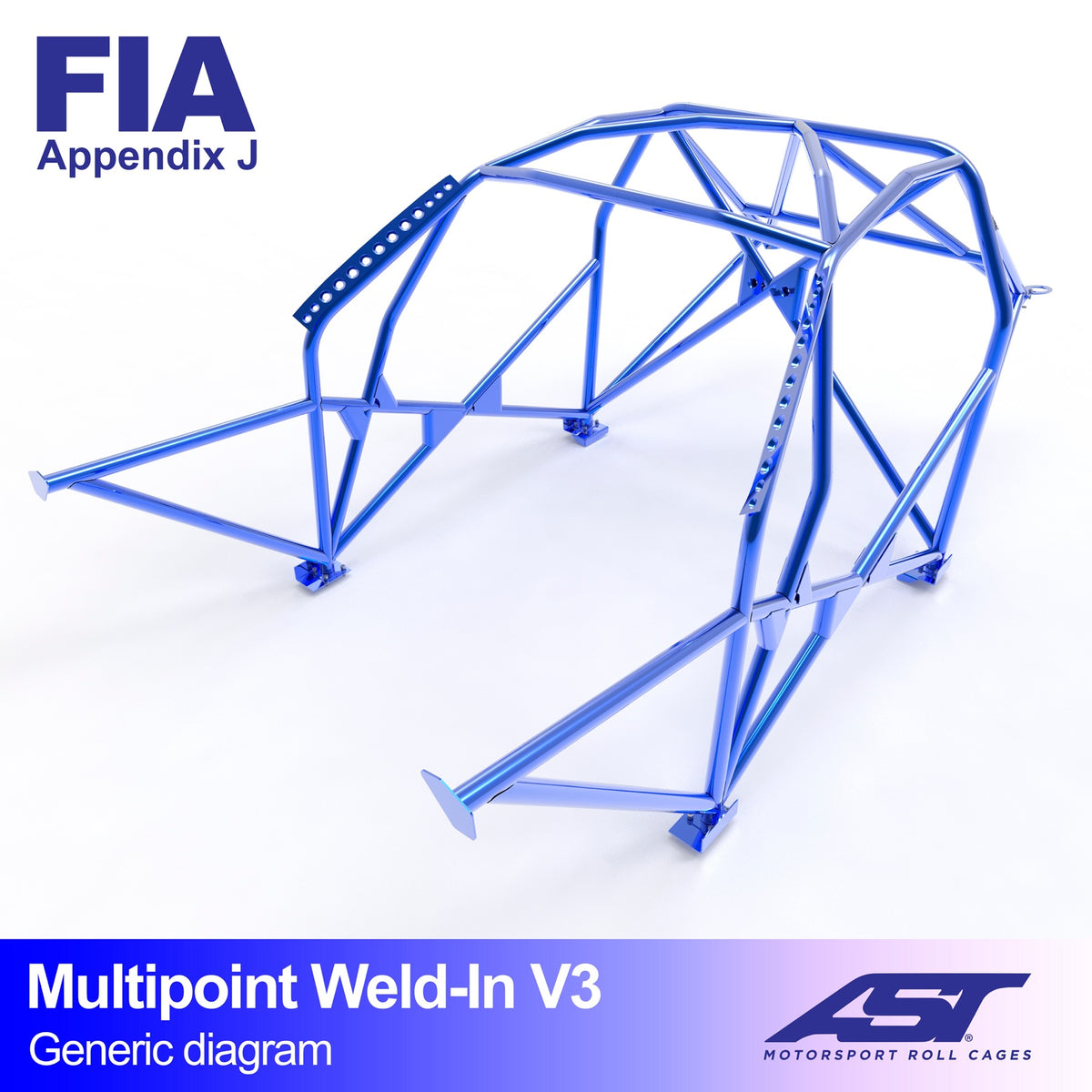Arco de seguridad Porsche 911 (1965-1973) Coupé 2 puertas RWD Multipoint Weld In V3