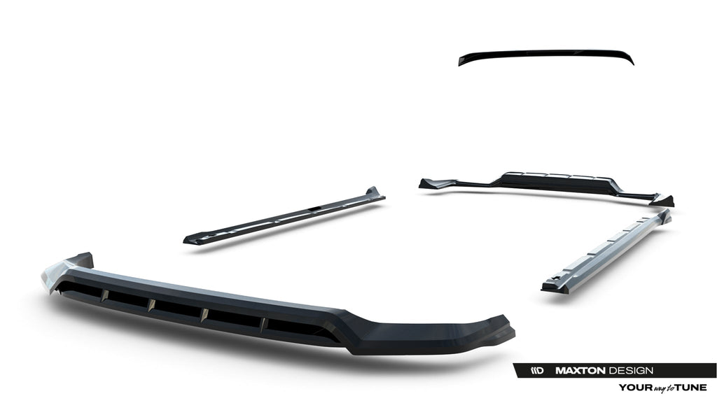 Kit de splitters para Porsche Cayenne SUV Mk3 Facelift