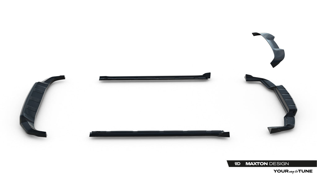 Kit de splitters para Porsche Cayenne SUV Mk3 Facelift
