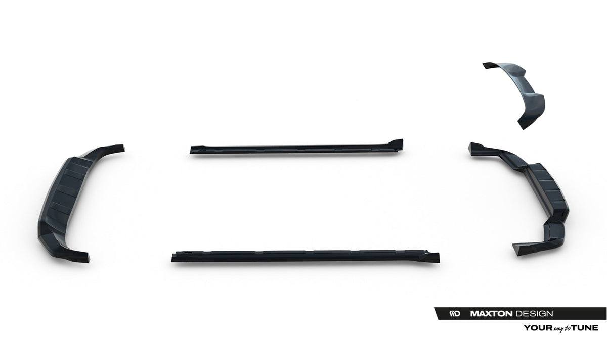 Kit de splitters para Porsche Cayenne SUV Mk3 Facelift