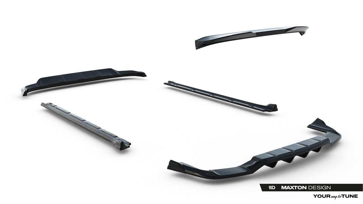 Kit de splitters para Porsche Cayenne SUV Mk3 Facelift