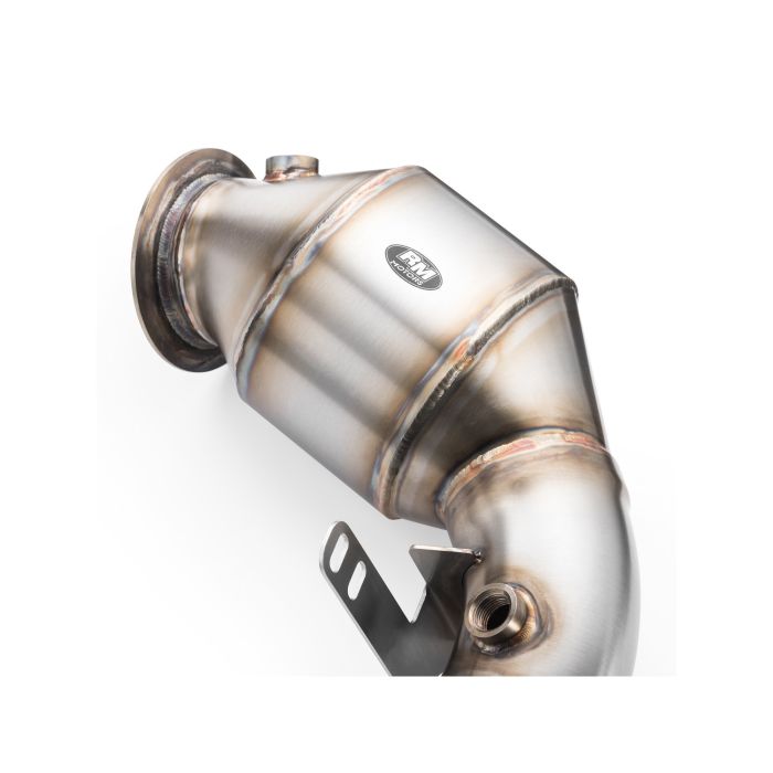 Downpipe BMW M5 F90 with HJS 300 CPSI EURO 6 catalytic converter