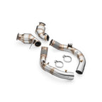 Downpipe BMW M5 F90 con catalizador HJS 300 CPSI EURO 6