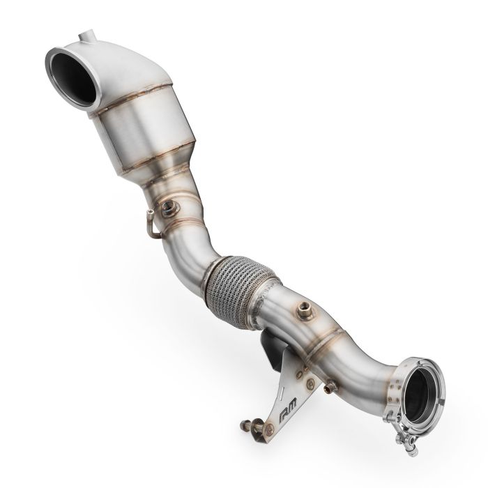 RM Motors Downpipe Exhaust for Cupra Formentor 2.0 TSI with Catalyst and Silencer EURO 6.