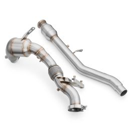 Downpipe RM Motors for Cupra Formentor 2.0 TSI with EURO 6 Catalyst and Silencer