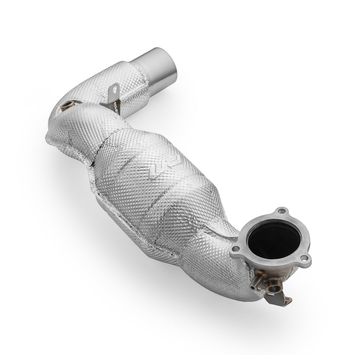 Downpipe con protector térmico y catalizadores para Mercedes-AMG A35 GPF W177 4MATIC EURO 6 con GPF OFF 200 cpsi
