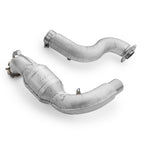 Downpipe con protector térmico y catalizadores para Mercedes-AMG A35 GPF W177 4MATIC OBD sin GPF OFF 200 cpsi
