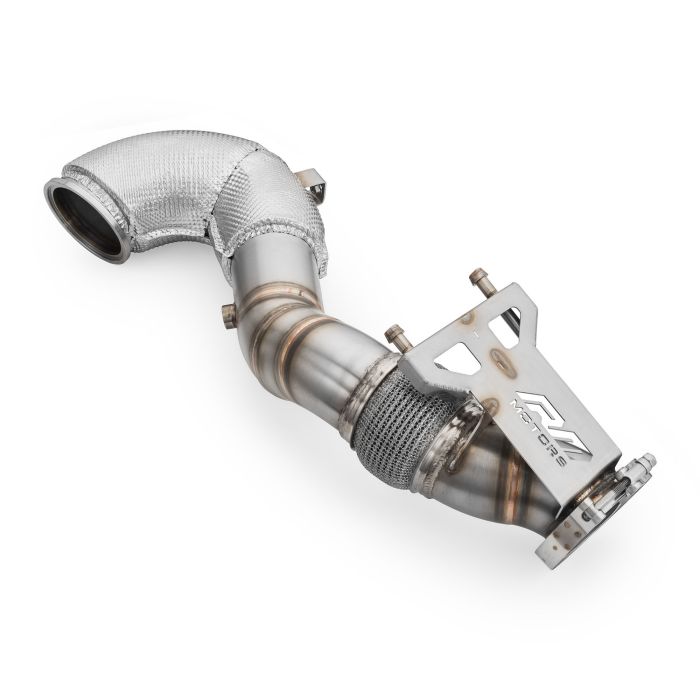 Downpipe Cupra Formentor VZ5 with cylinder head protector and 200CPSI OBD catalytic converter
