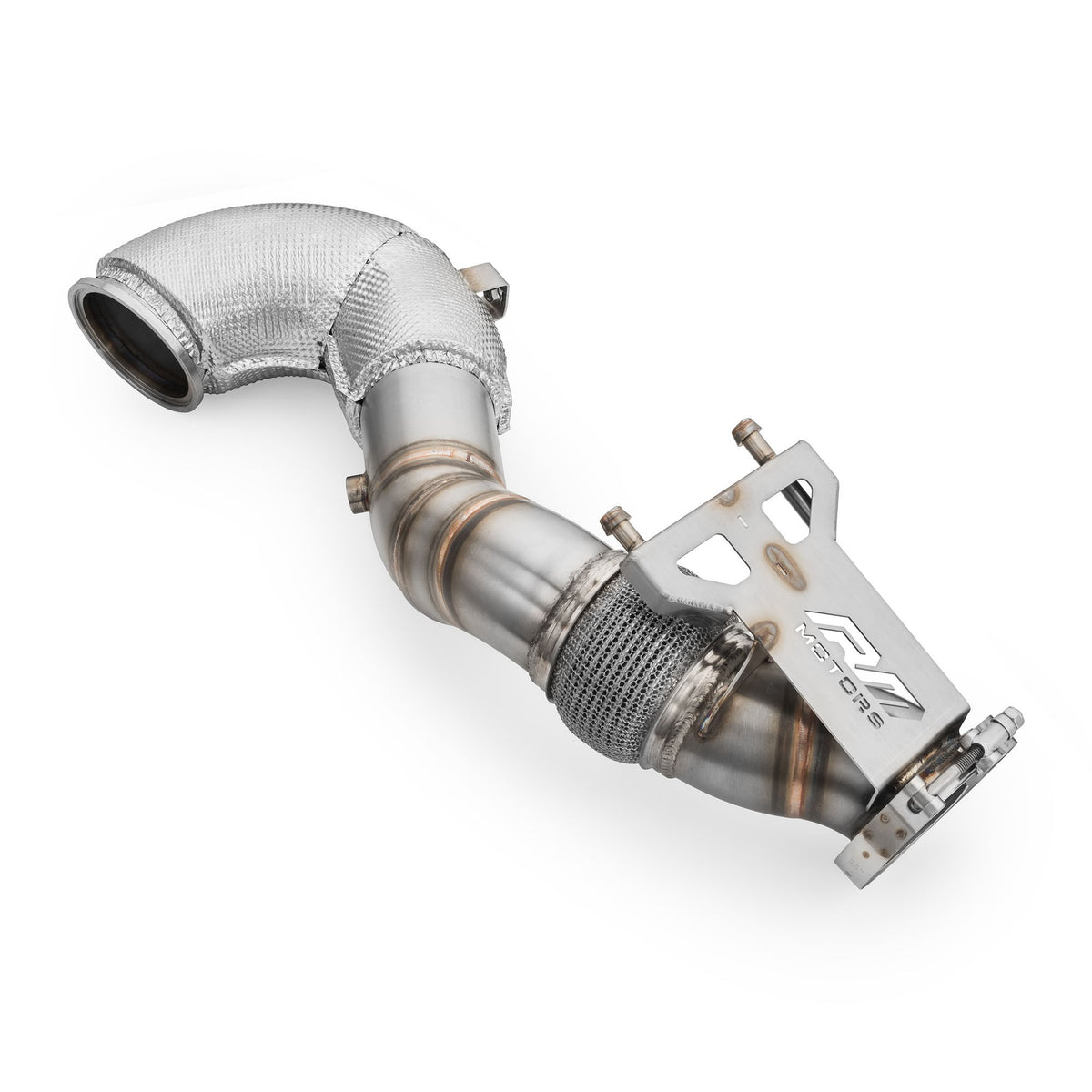 Downpipe AUDI RS3 8Y 2.5 TFSI con protector térmico con silenciador