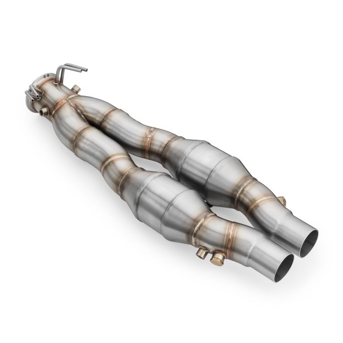 AUDI RS3 8Y 2.5 TFSI Downpipe with Heat Shield and Silencer