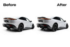 Splitter trasero (con barras verticales) para Mazda 6e Mk1