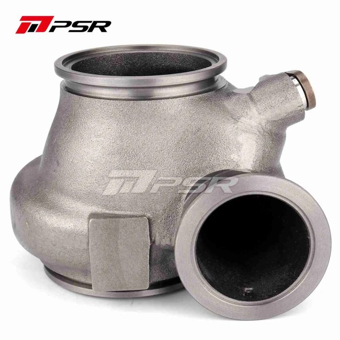 Pulsar PSR 55G turbo housing with dual V-Band flange and 0.72 A/R ratio, IWG, for 5455G / 5855G / 6255G turbos
