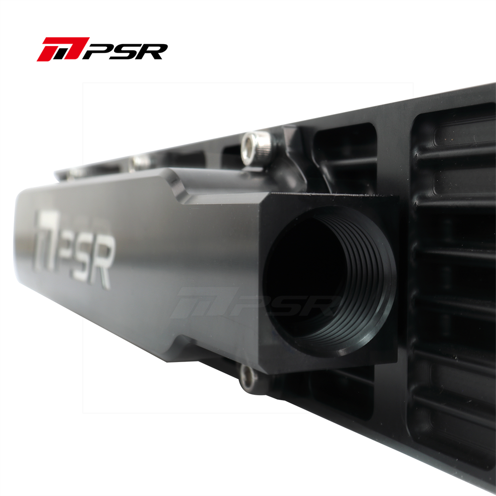 Intercooler aire-agua billet Pulsar PSR para colectores de admisión PSR de motores GM LS