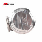 Válvula de descarga externa Pulsar PSR de nueva generación de 38 mm con doble banda en V, color plata.