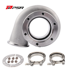 Pulsar PSR Stainless Steel Turbine Housing PTE Precision Ball Bearing Drop-In, V-band In & Out, 0.82 A/R for 6266 / 6466 / 6766