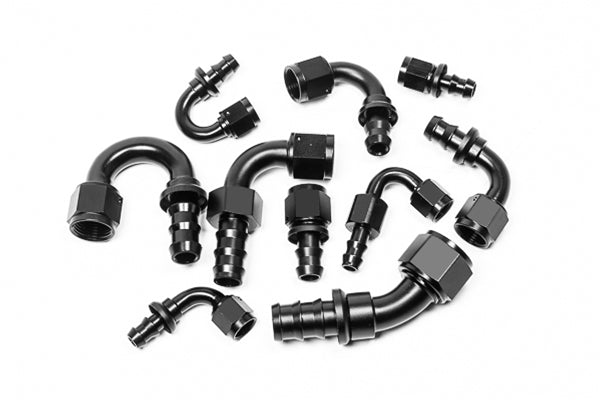 Conector de manguera Pushlok AN10 de 60 grados Radium Engineering